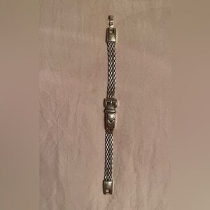 🩶Brighton Silver Bracelet with Buckle design